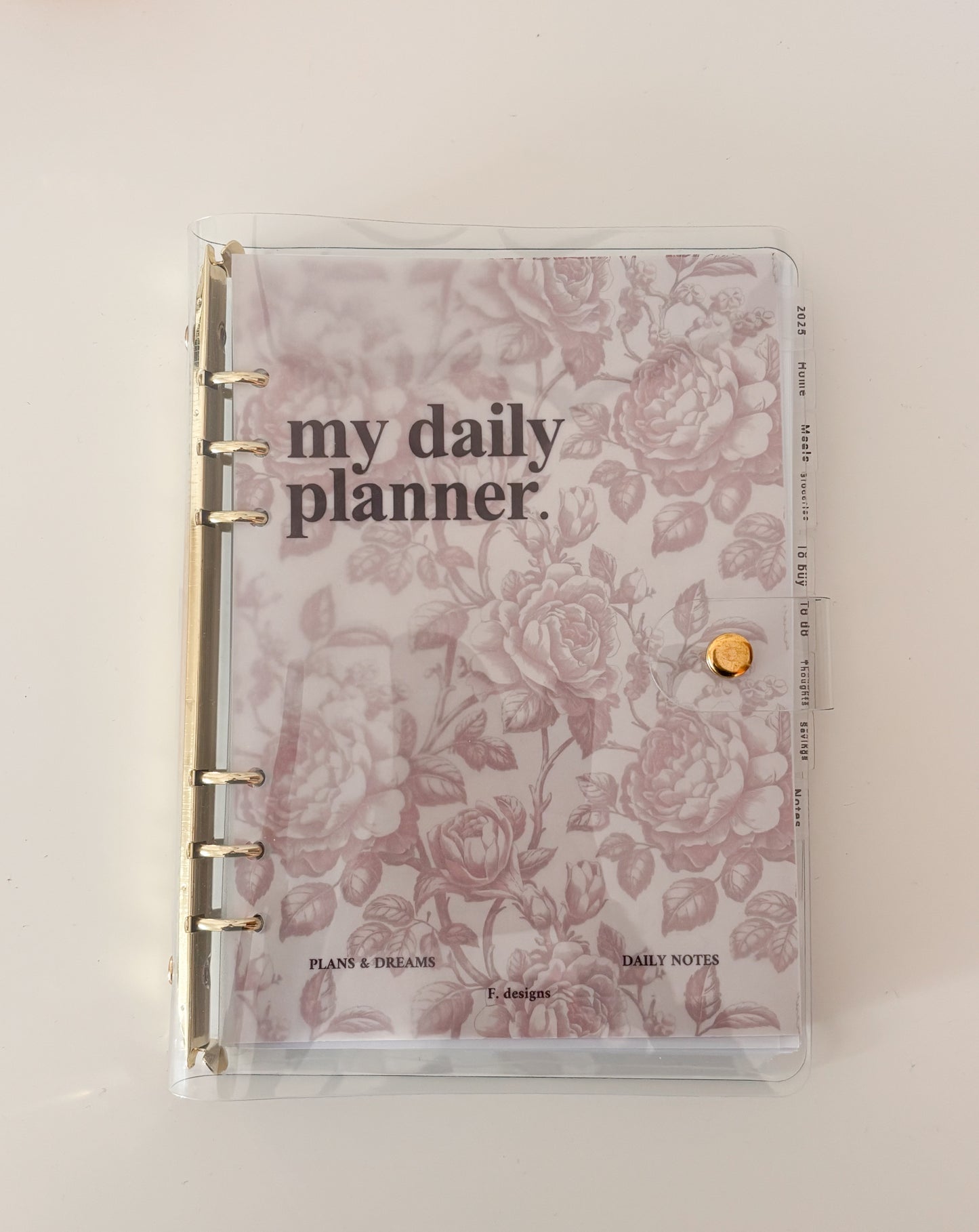 Πλαστική Διάφανη Ατζέντα Α5