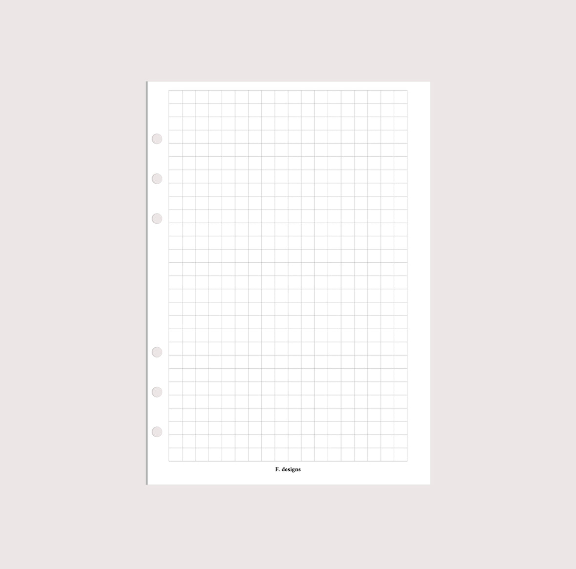 Planner Inserts - Graph Notes