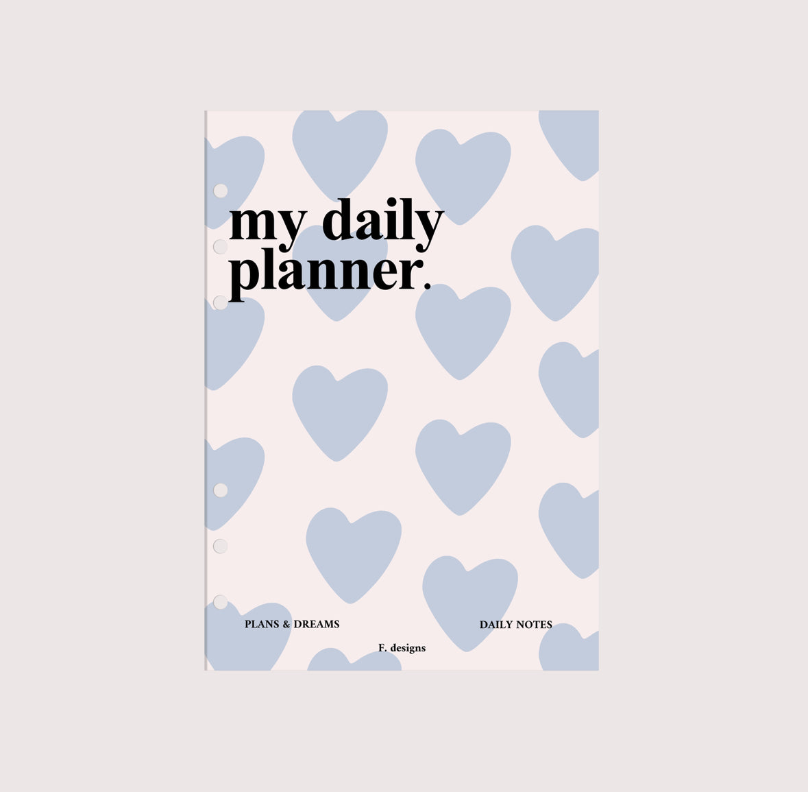Planner Cover - Hearts