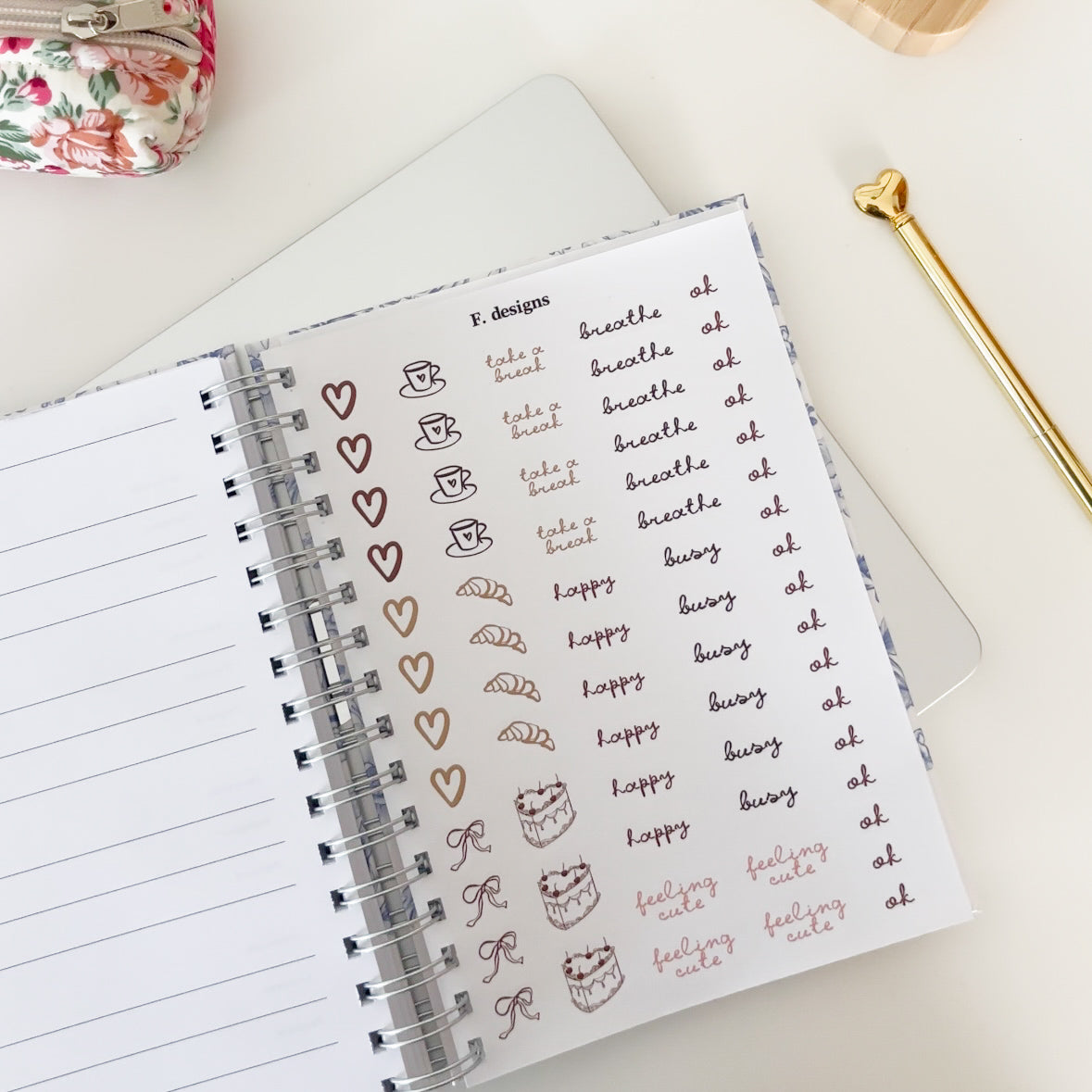 Εβδομαδιαίο Ημερολόγιο Κλασικό - Sweater Weather