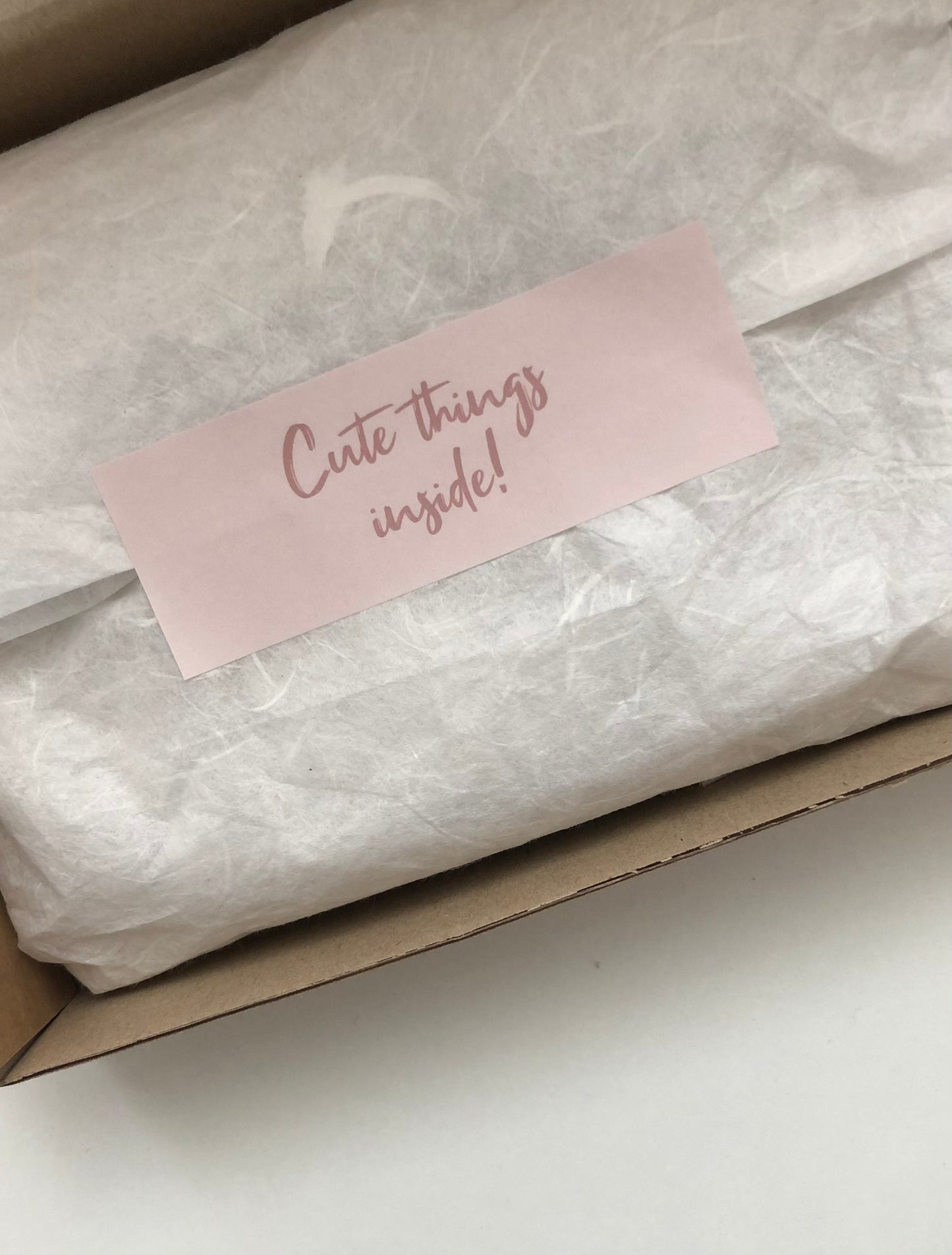 Αυτοκόλλητα συσκευασίας - Cute things inside