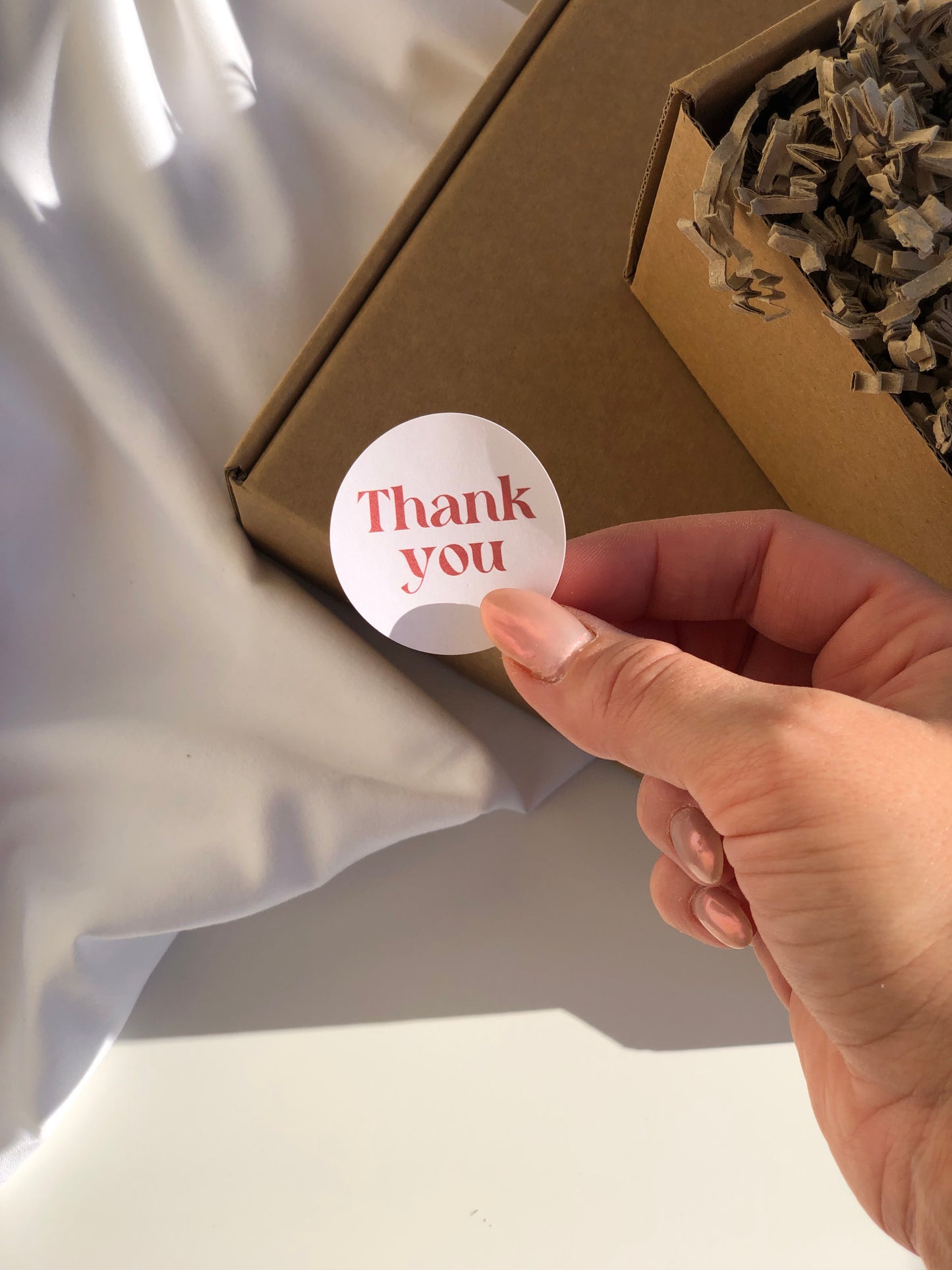 Packaging stickers - Thank you