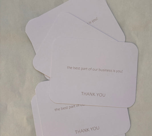 Thank you card - The premium collection