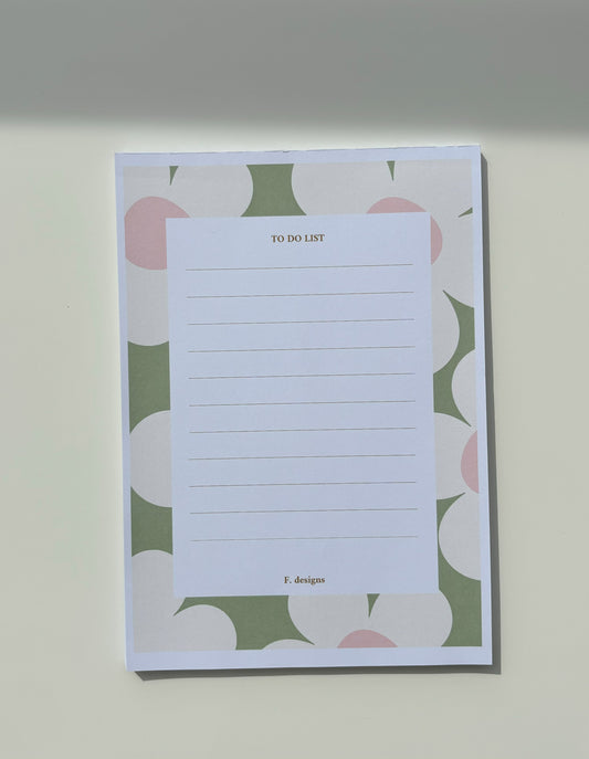 Notepad - Daisy notes