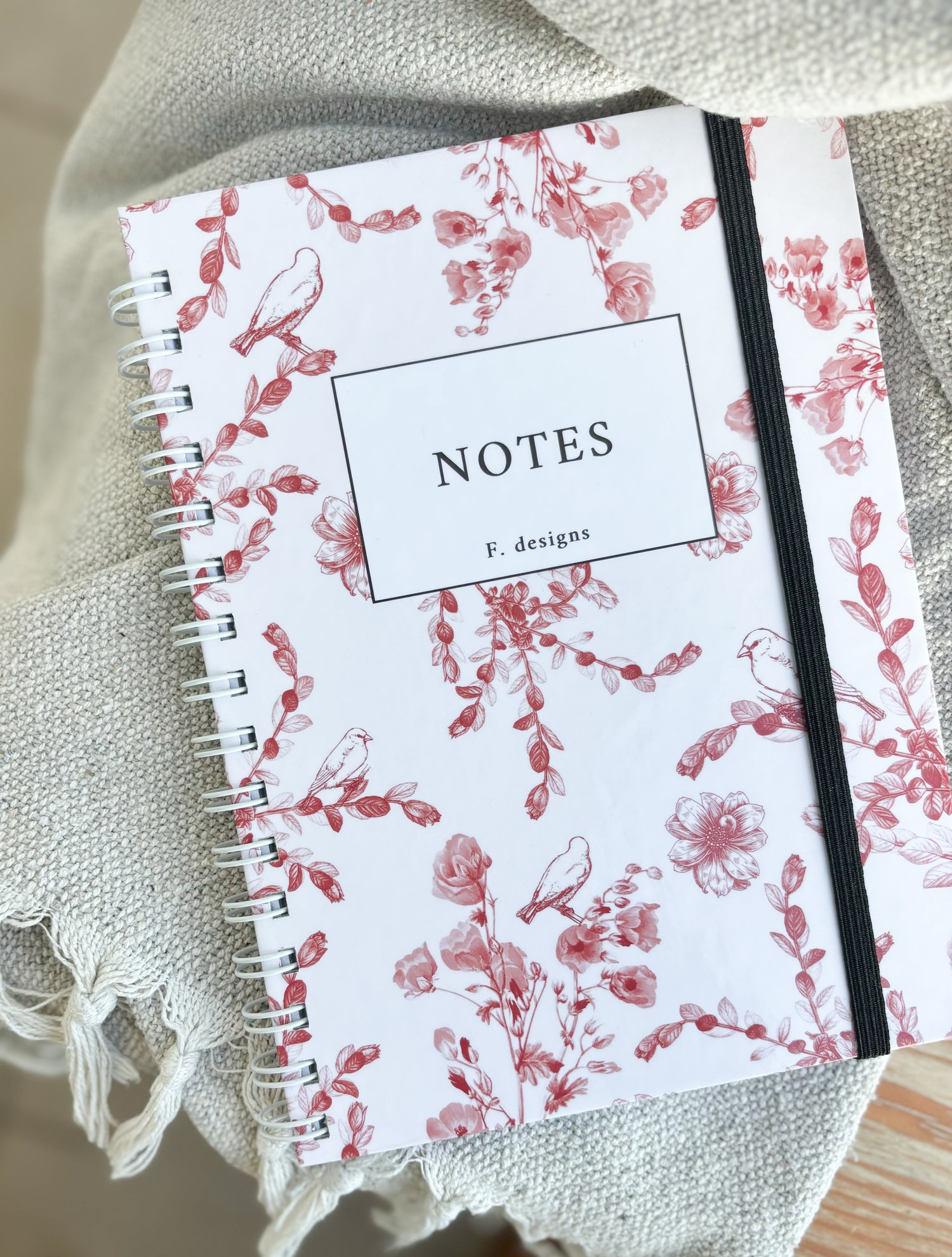 Notebook - Red garden