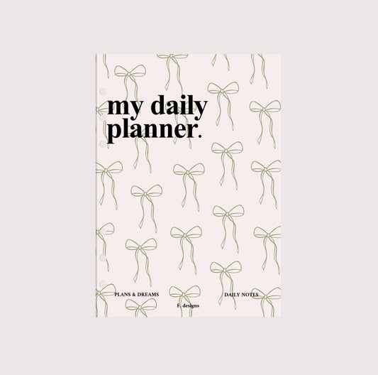 Planner Cover - Bows