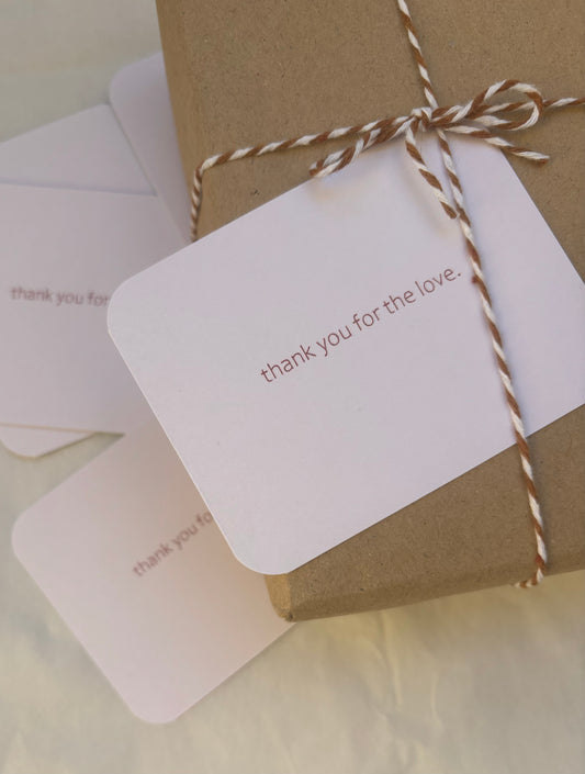 Thank you card - The premium collection