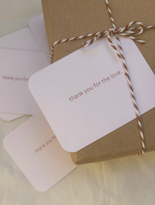 Thank you card - The premium collection