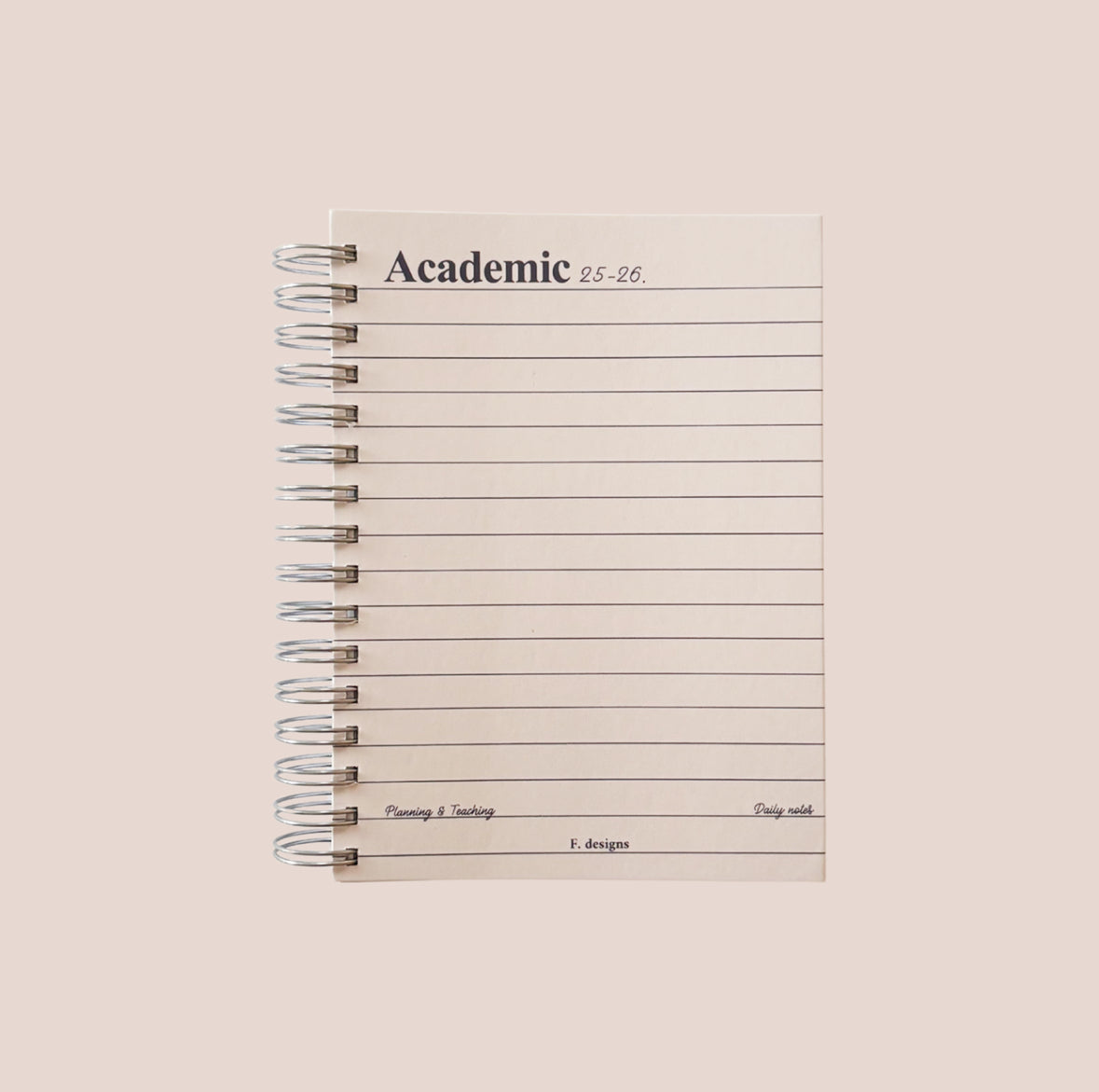 Ακαδημαϊκό Ημερολόγιο Καθηγητή 2025-2026 - Academic lines