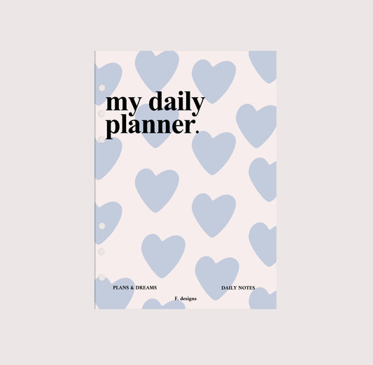 Planner Cover - Hearts
