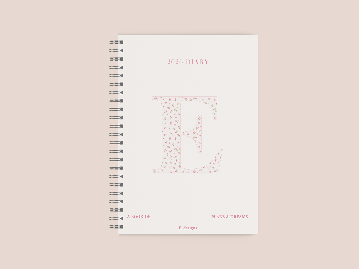 Ημερολόγιο 2026 - Soft Bloom Monogram