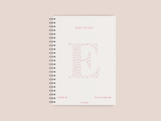 Ημερολόγιο 2026 - Soft Bloom Monogram