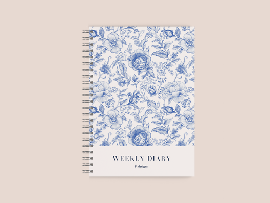 Ωριαίο Ημερολόγιο 2026- Bloom in Blue