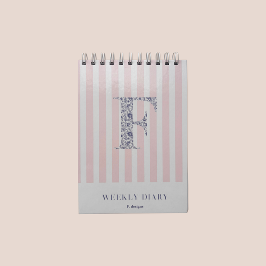 Εβδομαδιαίο Ημερολόγιο Compact - Fleur Monogram