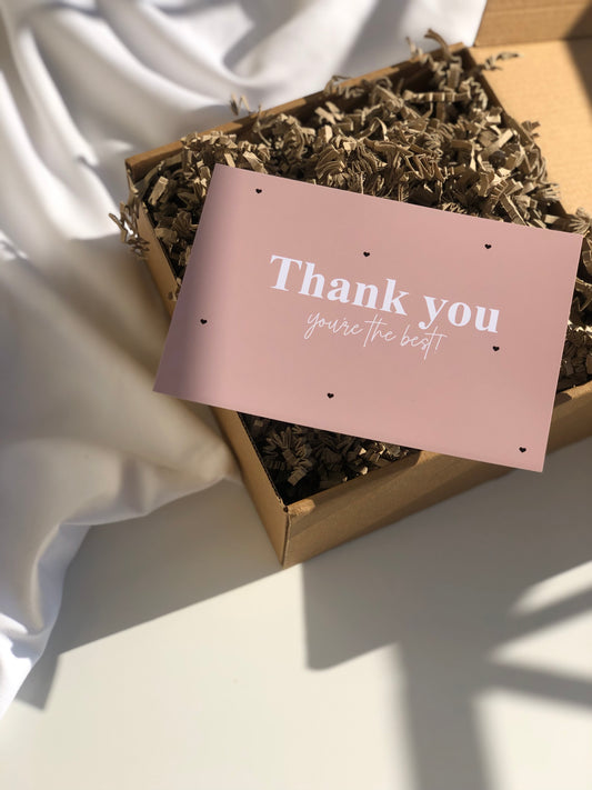 Thank you card - You're the best