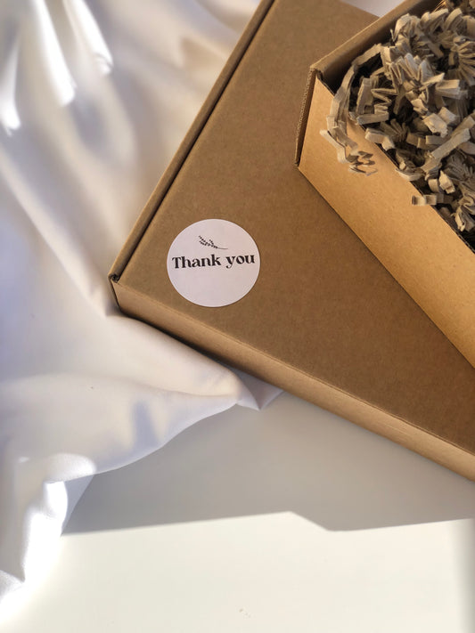 Packaging stickers - Thank you