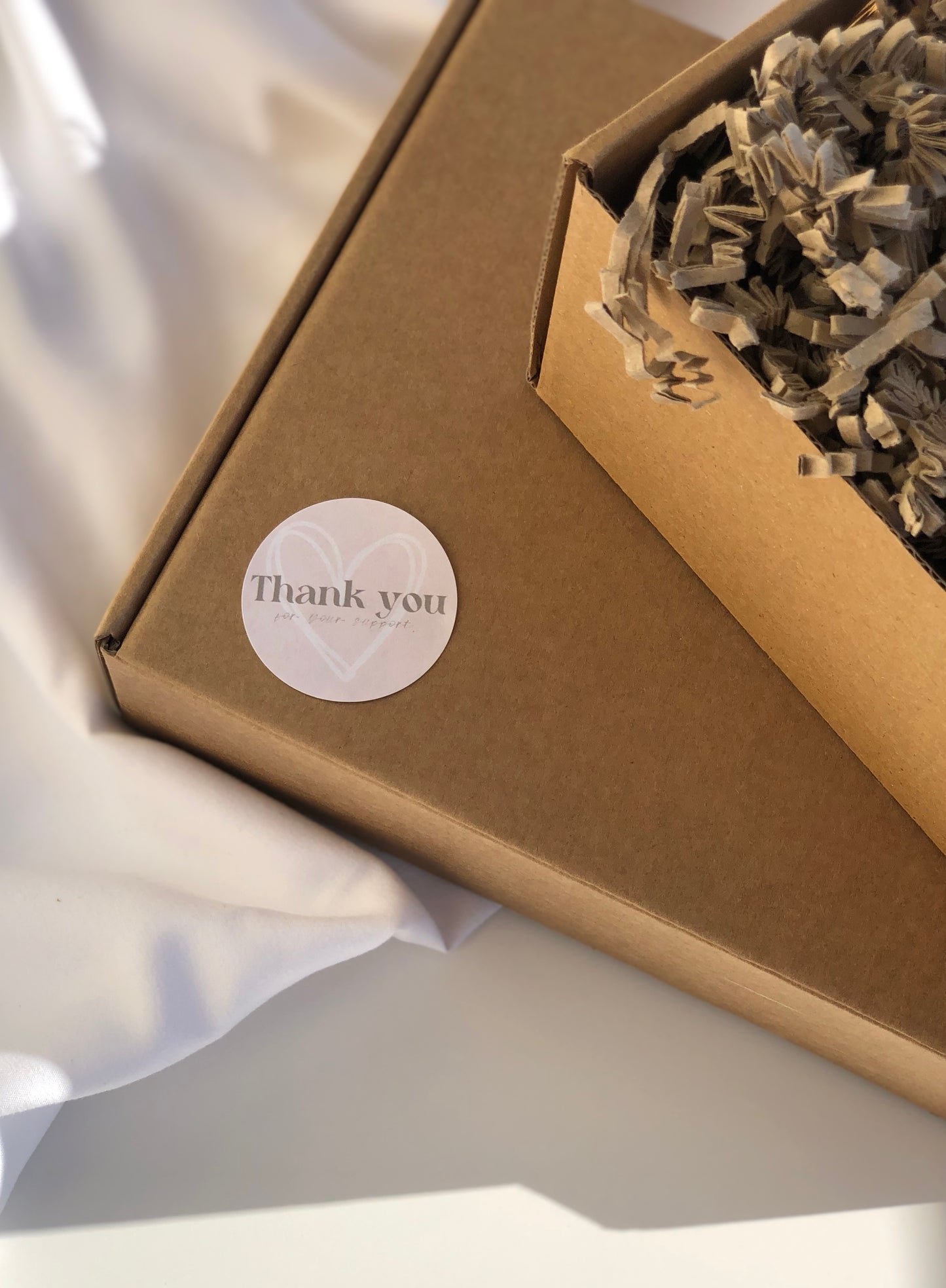 Packaging stickers - Thank you for your support