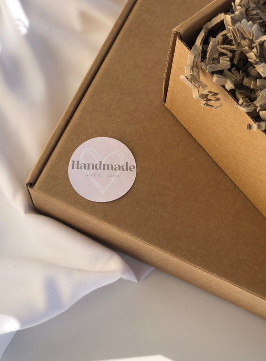 Packaging stickers - Handmade with love