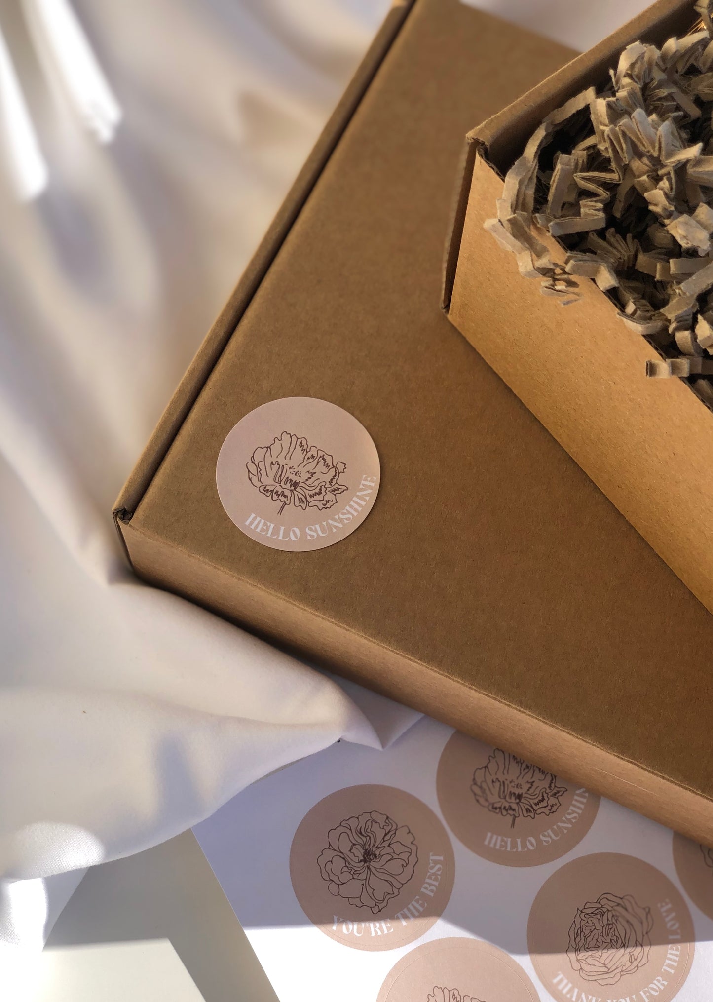 Packaging stickers - Roses Collection