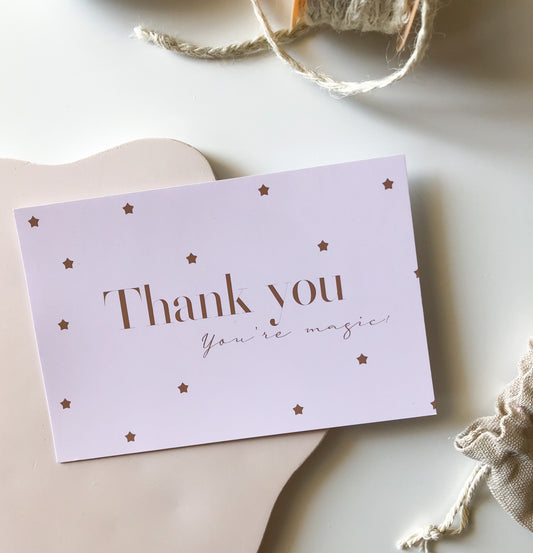 Thank you card