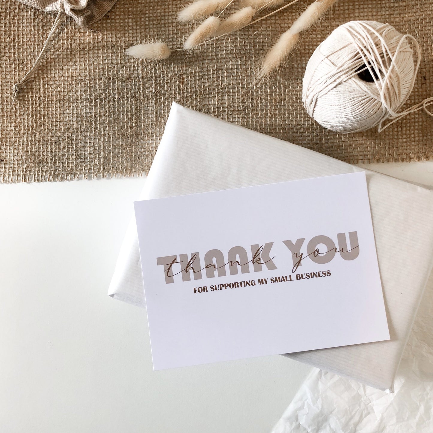 Thank you card