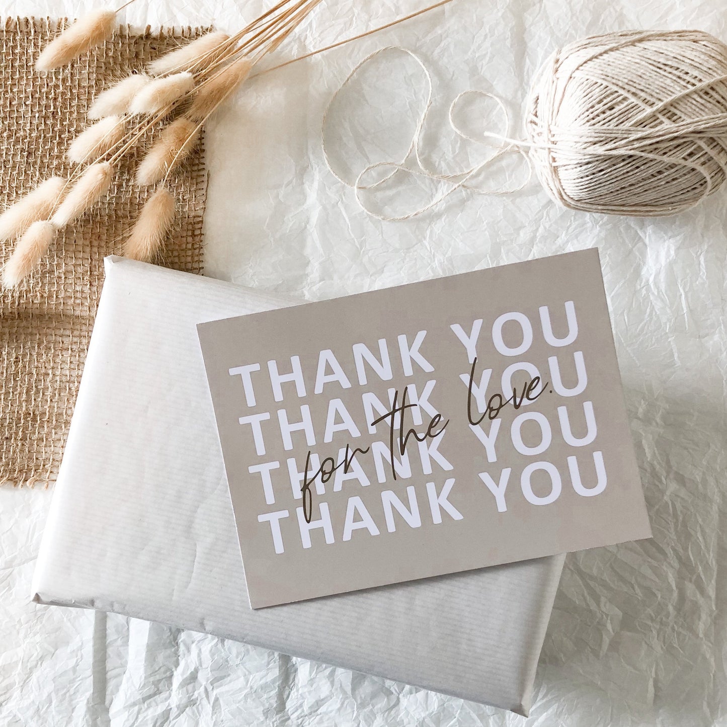 Thank you card