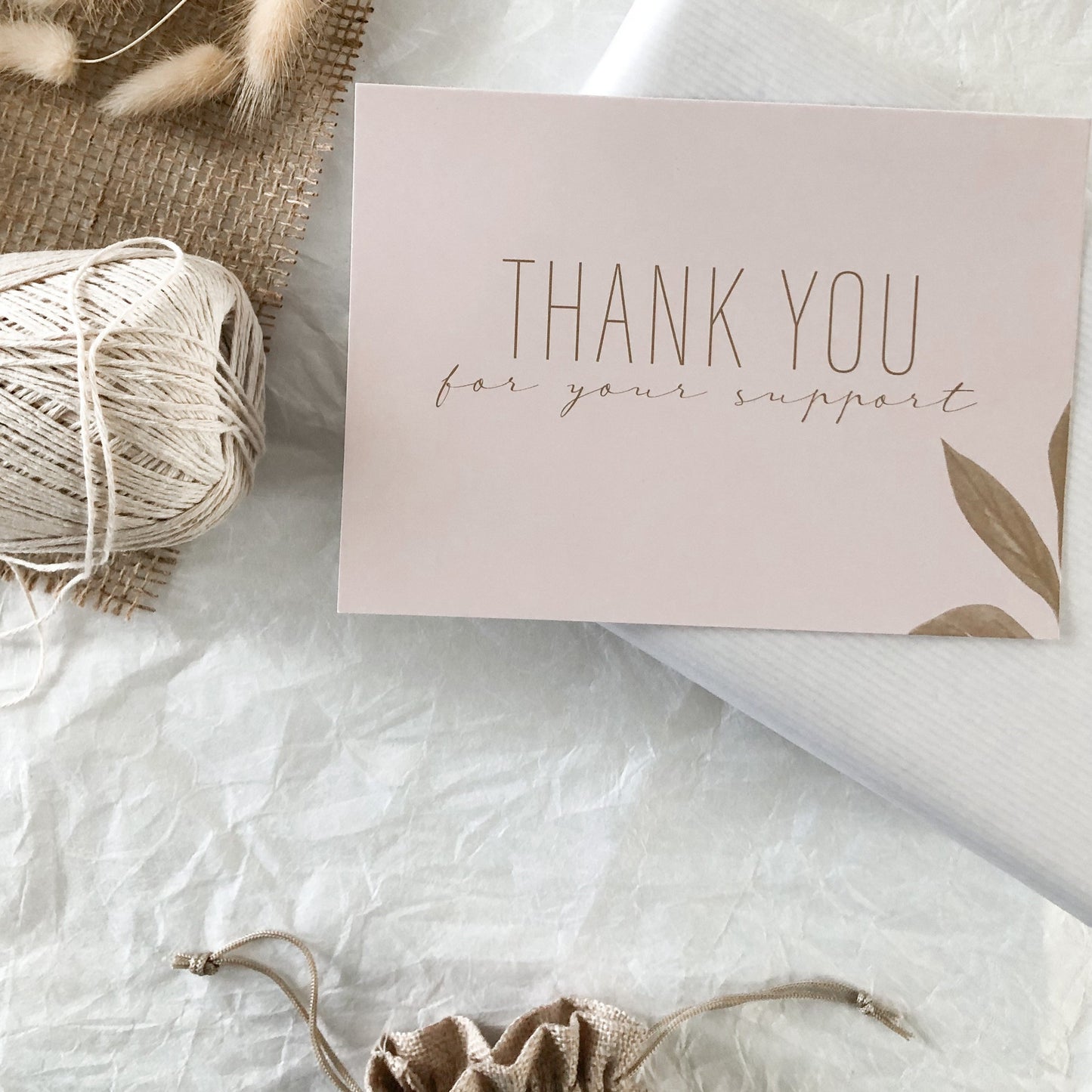 Thank you card