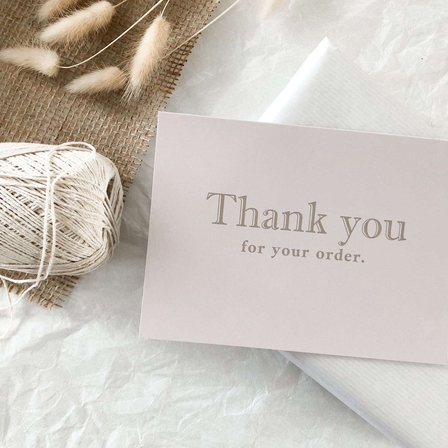 Thank you card