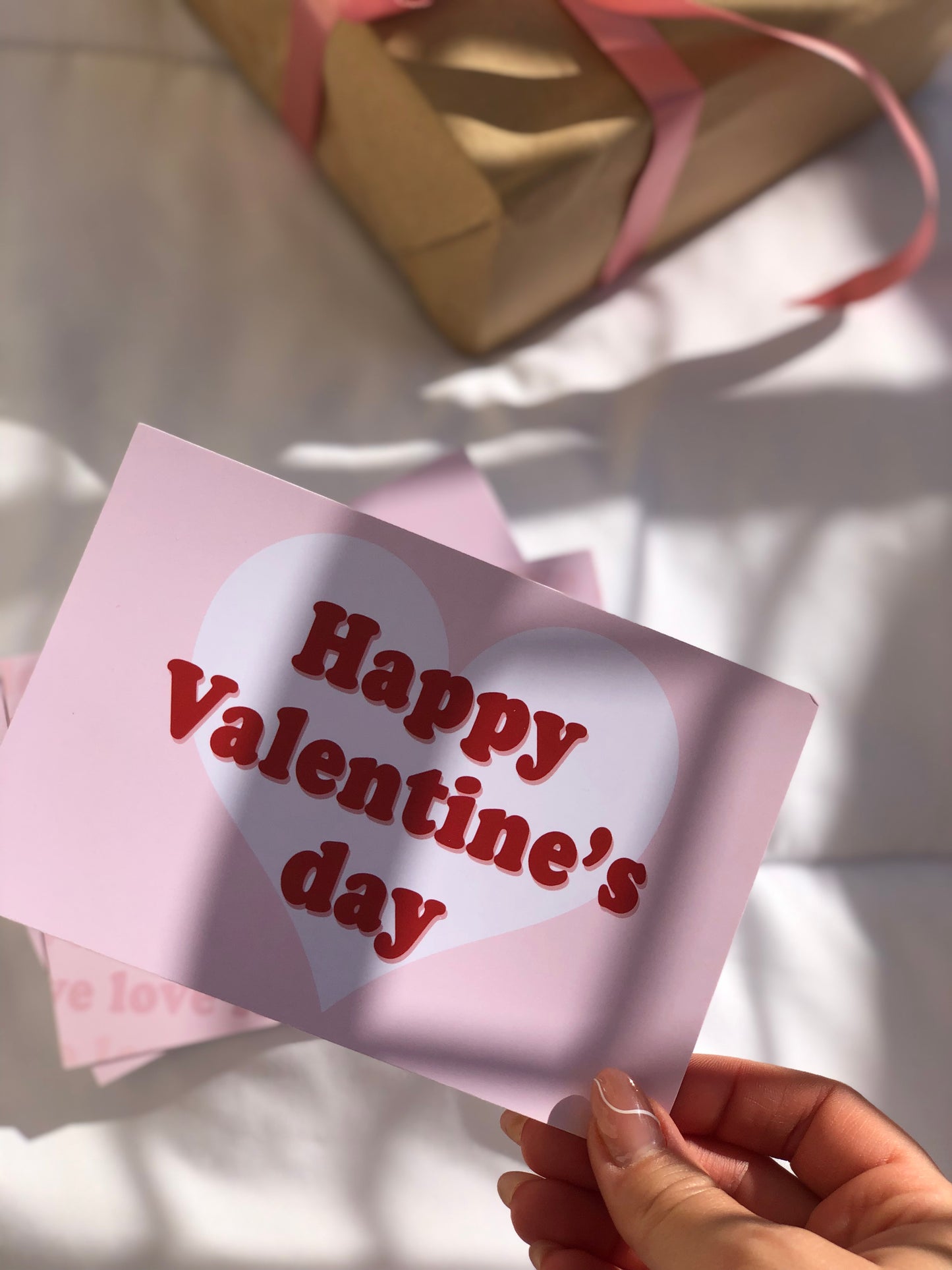 Valentines wishing card