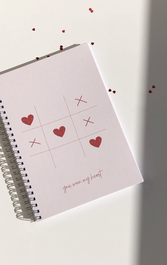 Notebook - Love tic tac toe