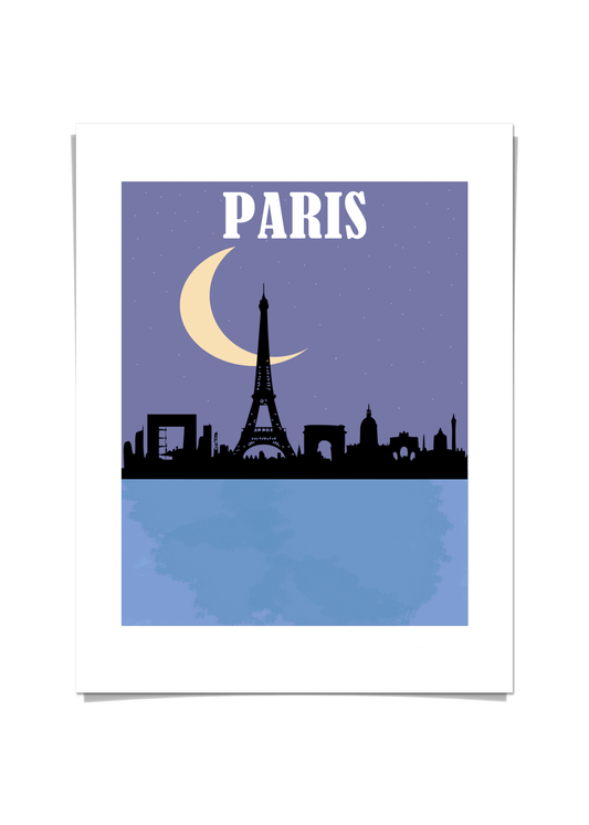 Retro Paris Poster